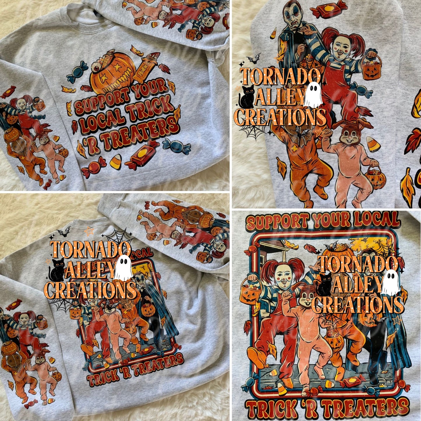 Support Your Local Halloween Crewneck