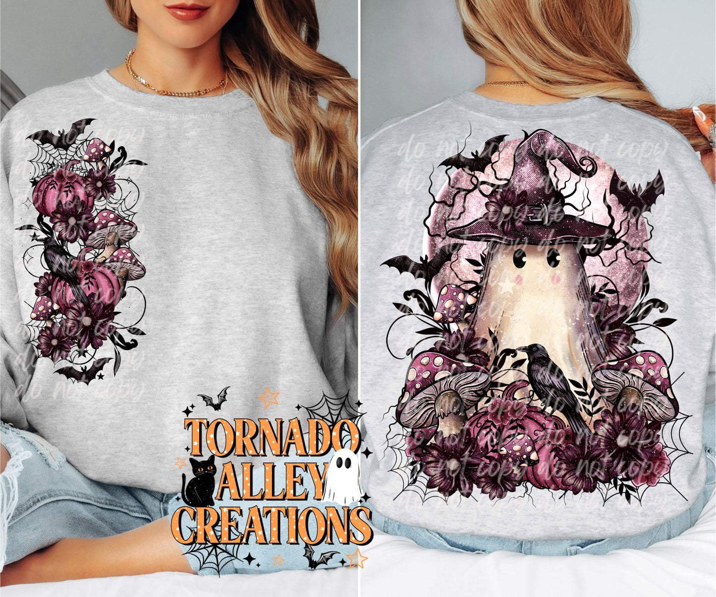 Witchy Ghost Crewneck