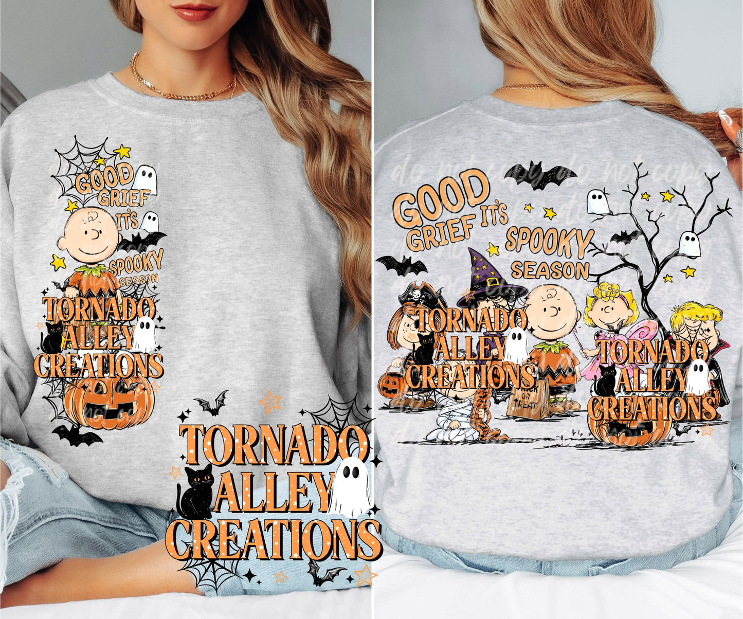 Good Grief It's Spooky Season Crewneck