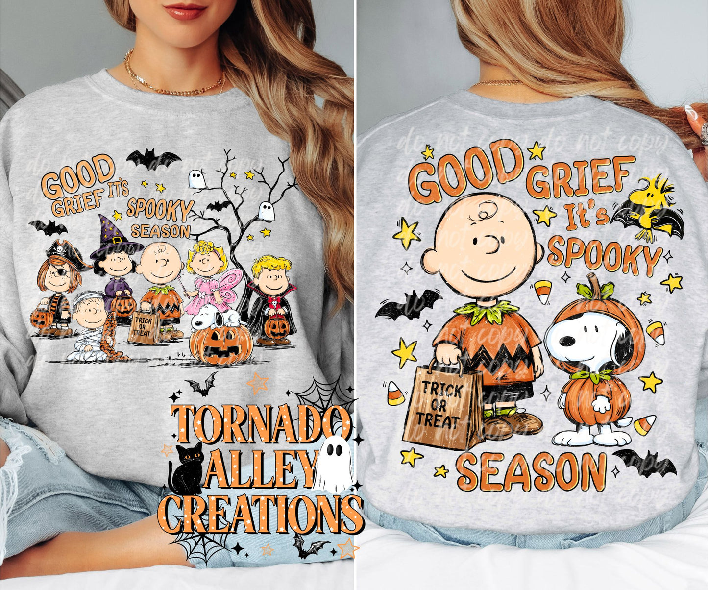 Good Grief It's Spooky Season Crewneck