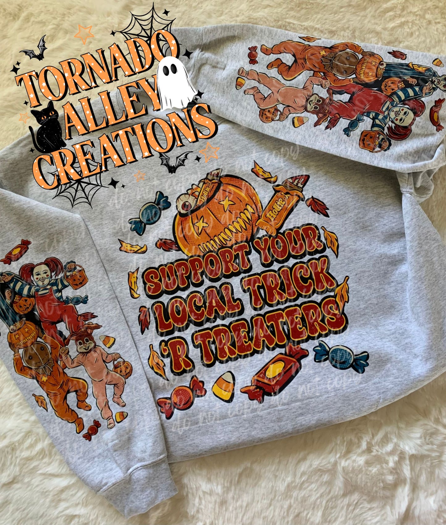 Support Your Local Halloween Crewneck