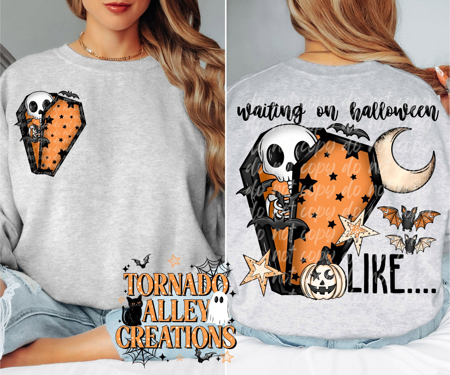 Waiting For Halloween Like Crewneck