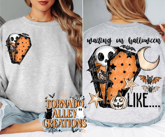 Waiting For Halloween Like Crewneck