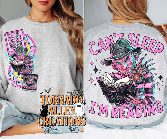 Can't Sleep I'm Reading Crewneck