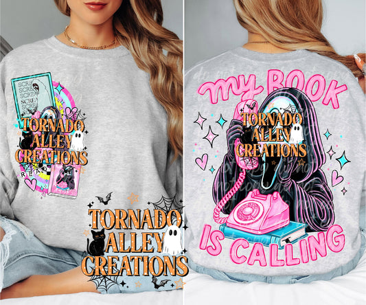 My Book Is Calling Crewneck