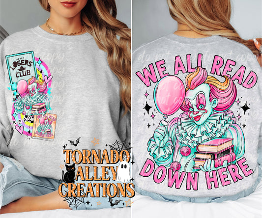We All Read Down Here Crewneck