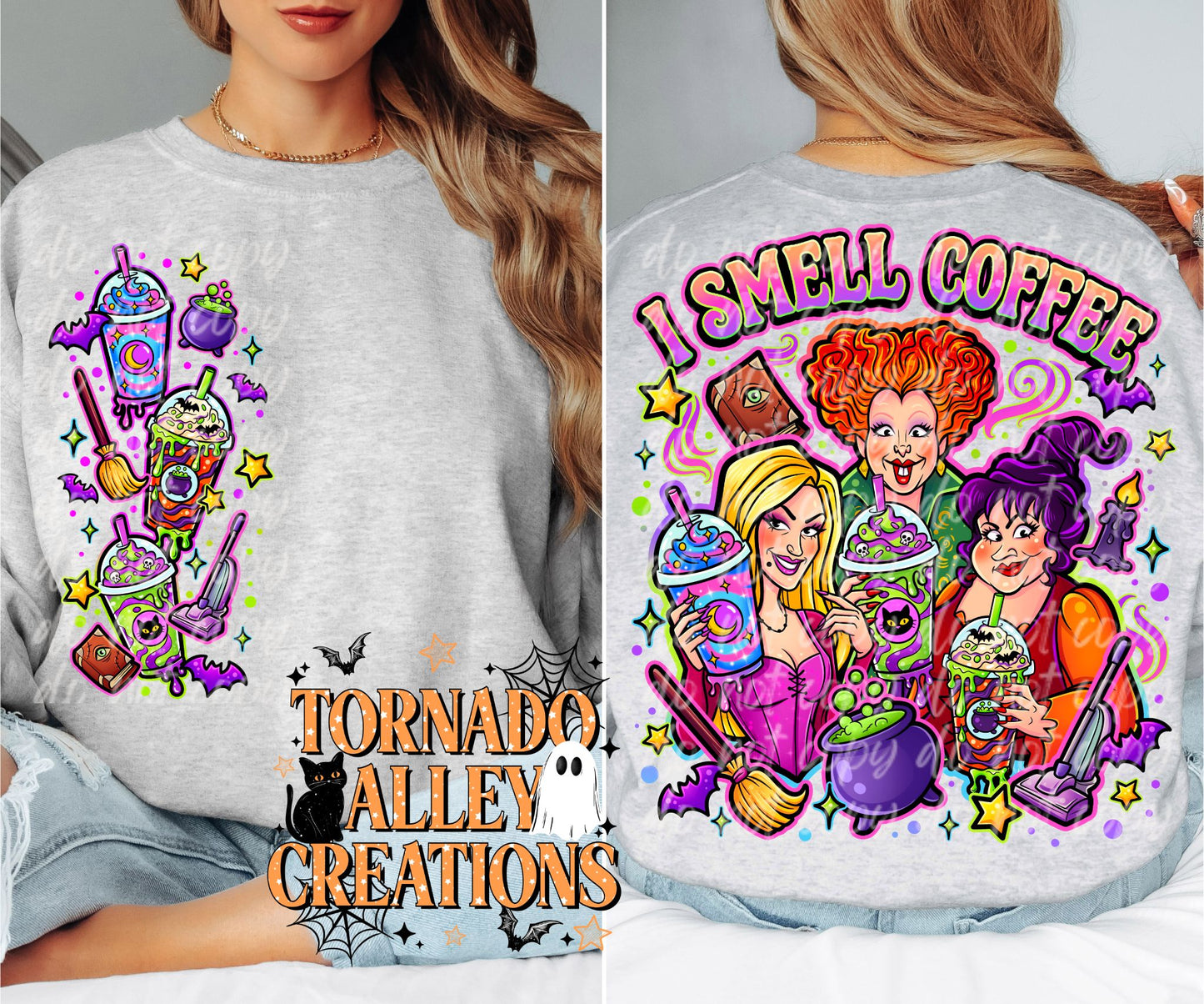 I Smell Coffee Crewneck