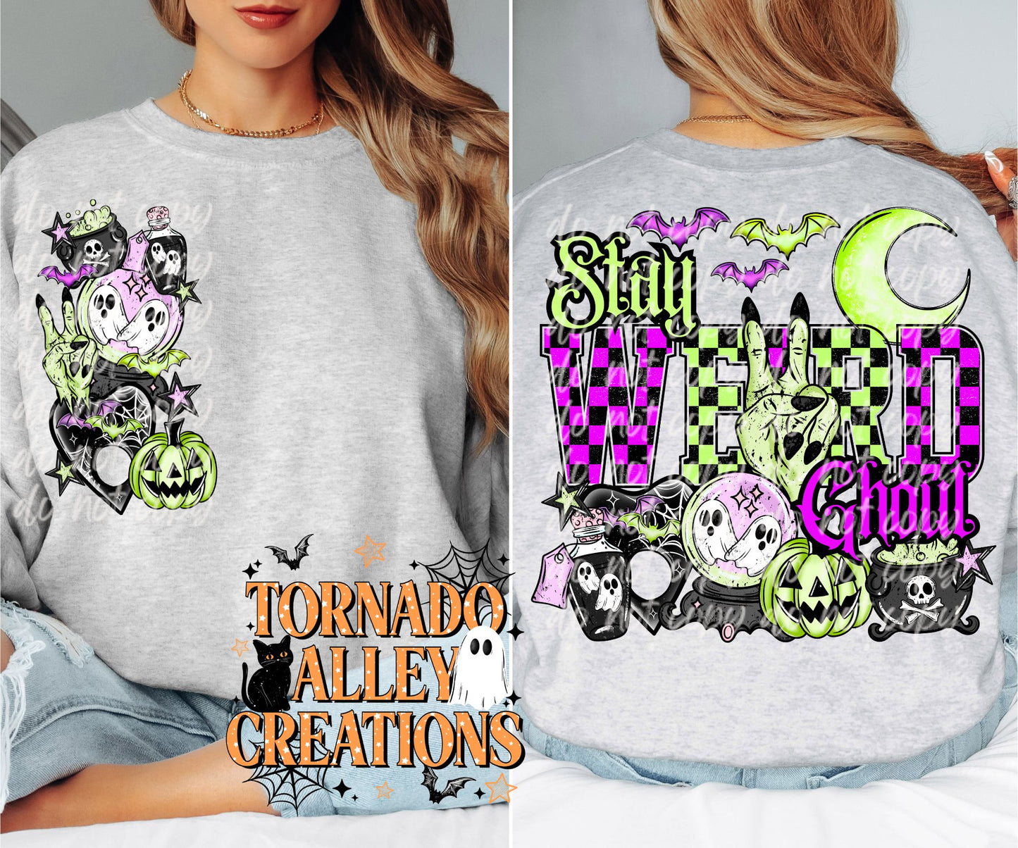 Stay Weird Ghoul Crewneck