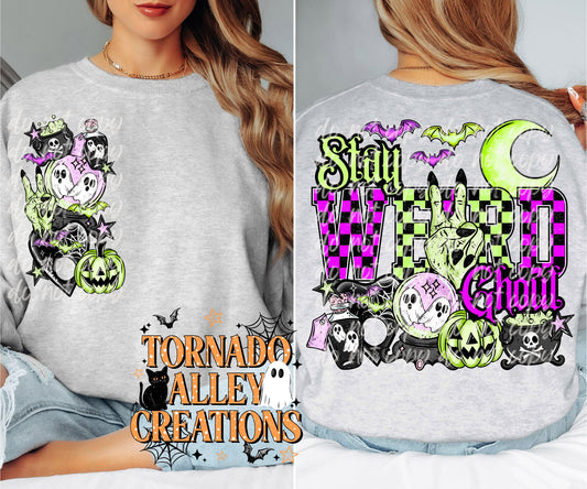 Stay Weird Ghoul Crewneck