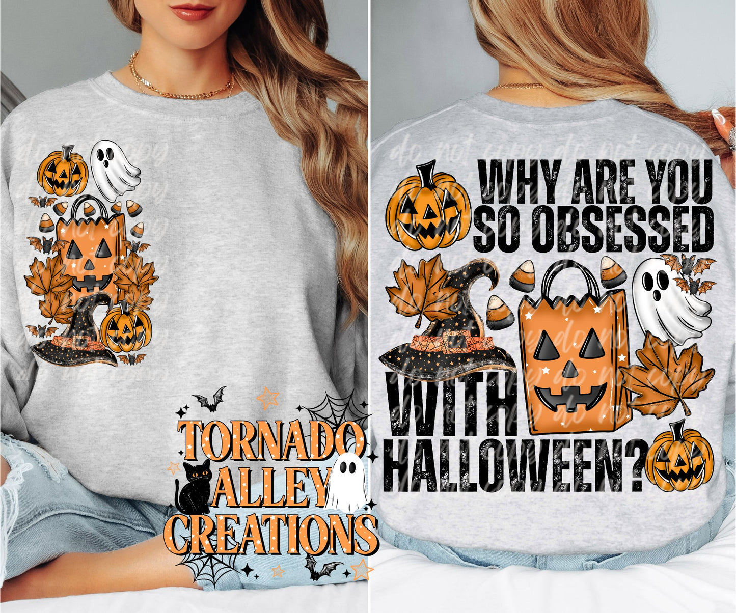 So Obsessed with Halloween Crewneck