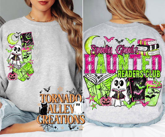 Spooky Ghouls Haunted Readers Club Crewneck