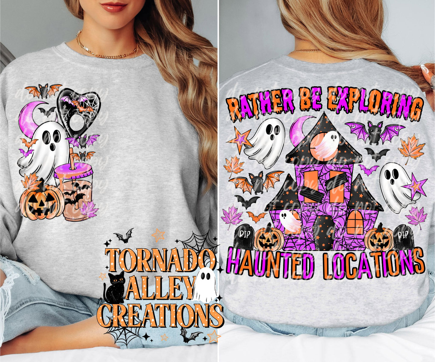Haunted Locations Crewneck
