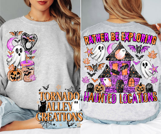 Haunted Locations Crewneck