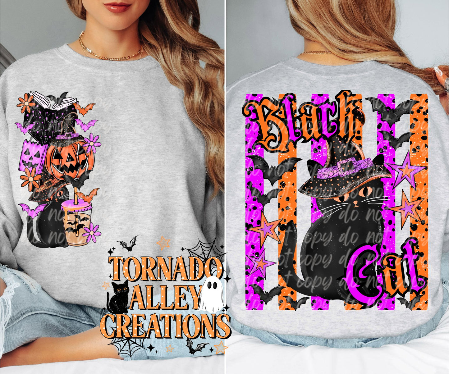 Black Cat Crewneck
