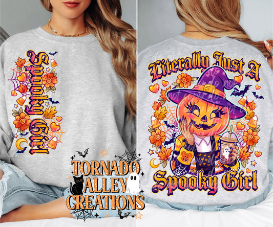 Just a Spooky Girl Crewneck