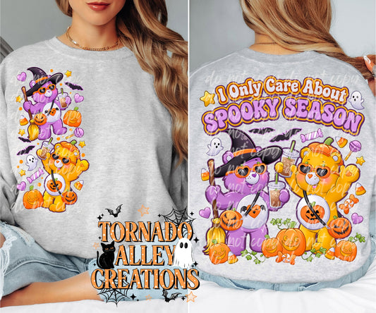 Only Care About Spooky Season Crewneck