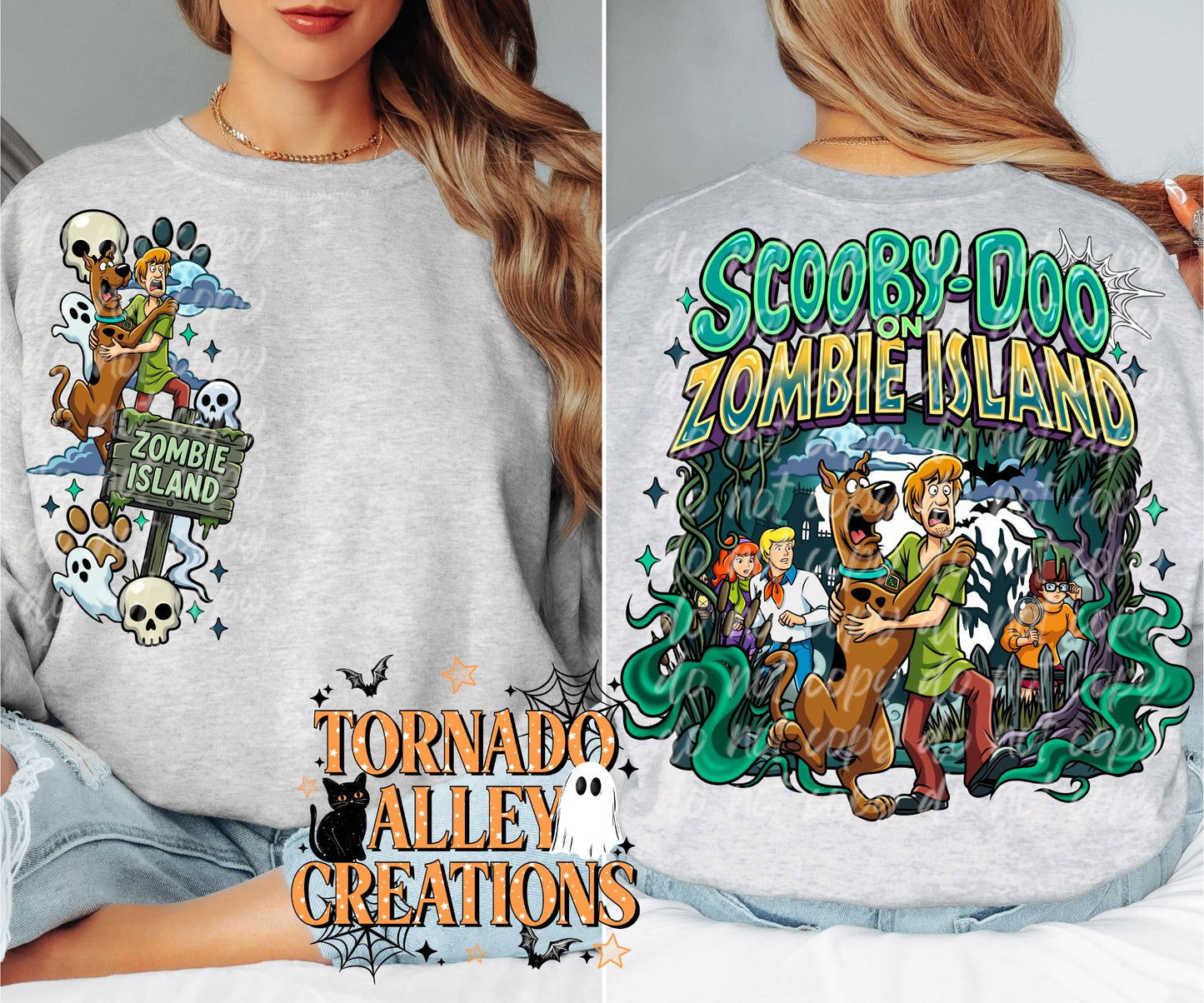 Zombie Island Crewneck