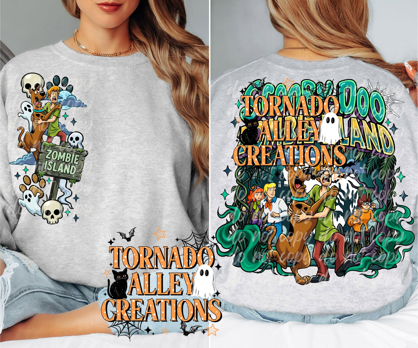 Zombie Island Crewneck