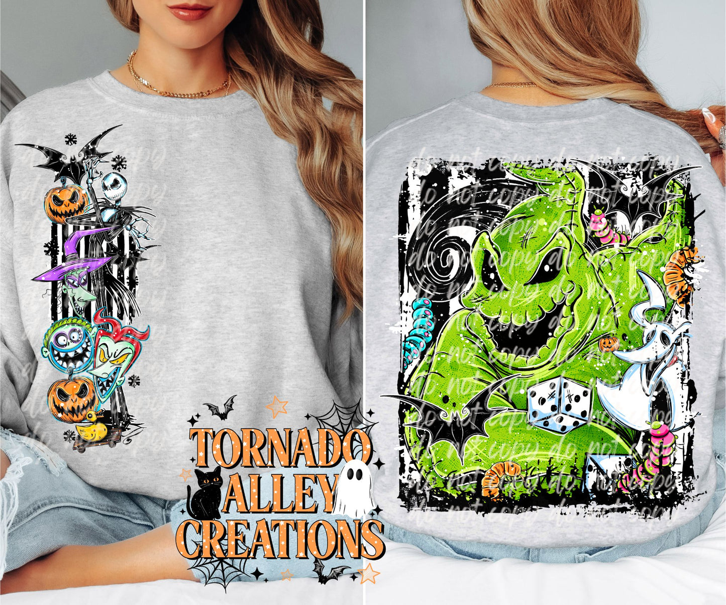 Spooky Christmas Monster Crewneck