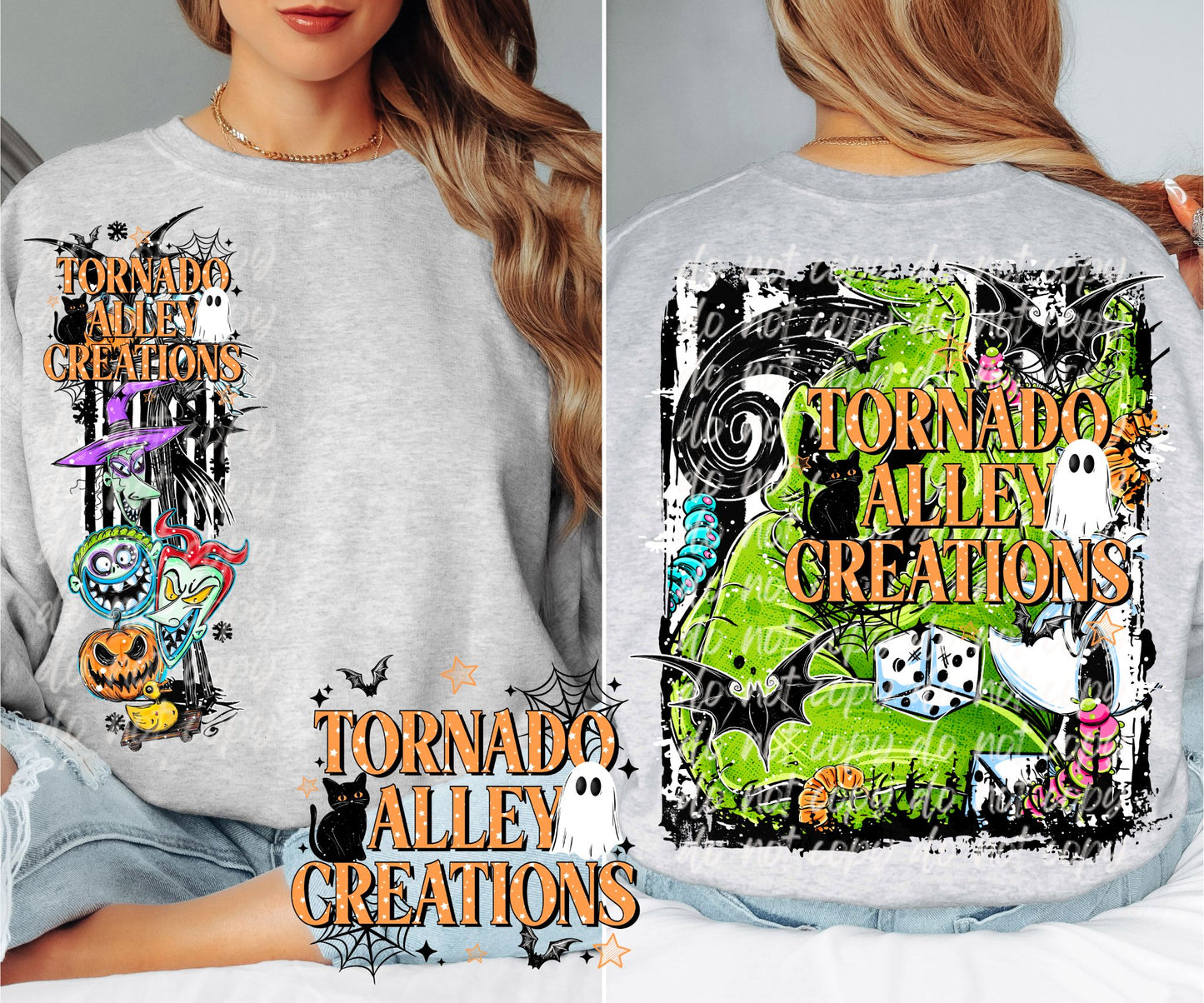 Spooky Christmas Monster Crewneck