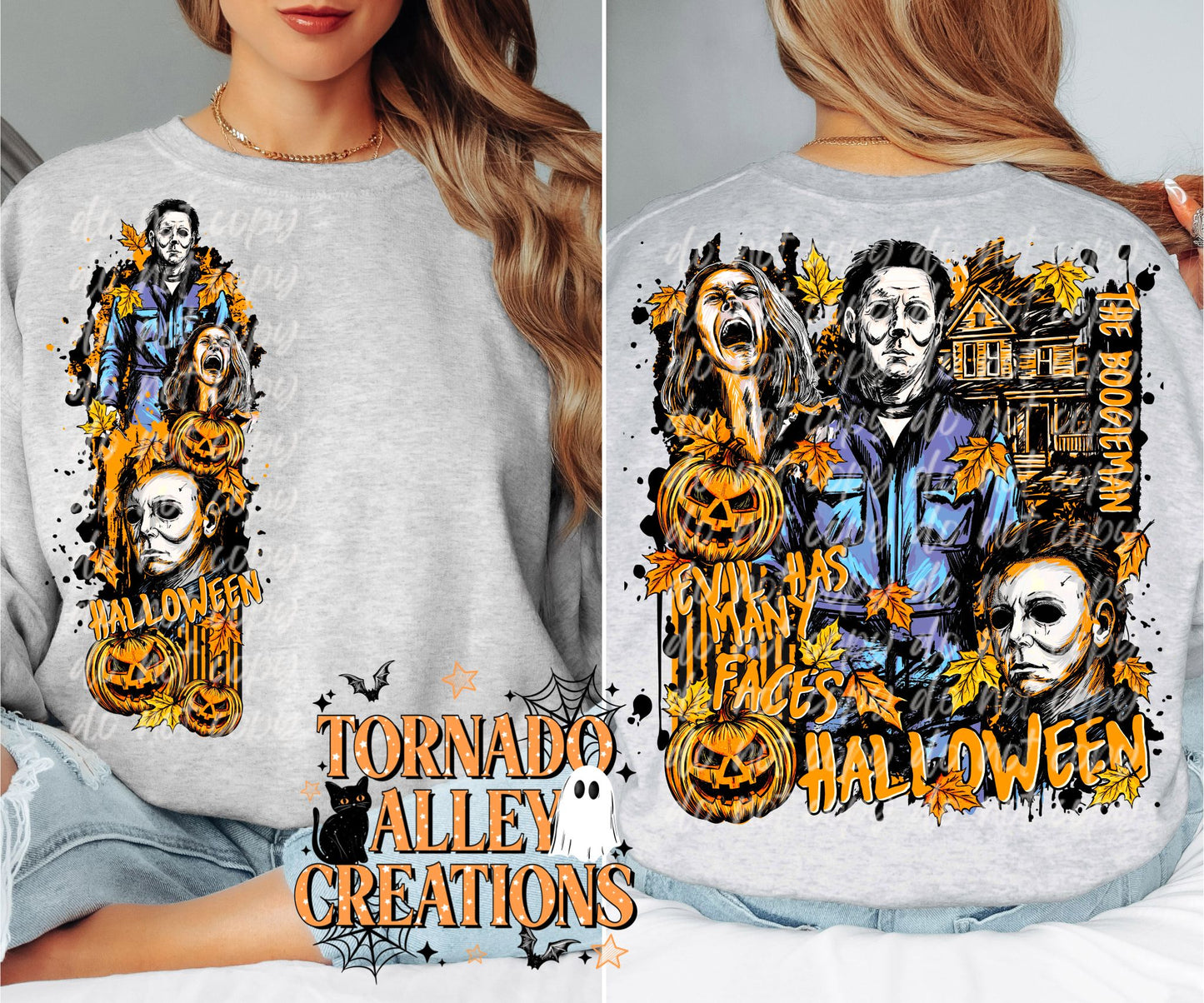 Evil Has Many Faces Crewneck