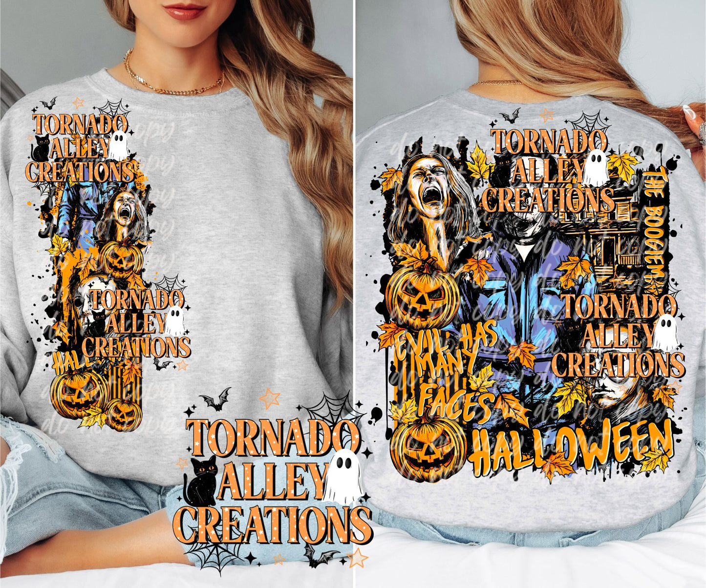 Evil Has Many Faces Crewneck
