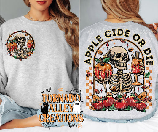 Apple Cider Skelly Crewneck