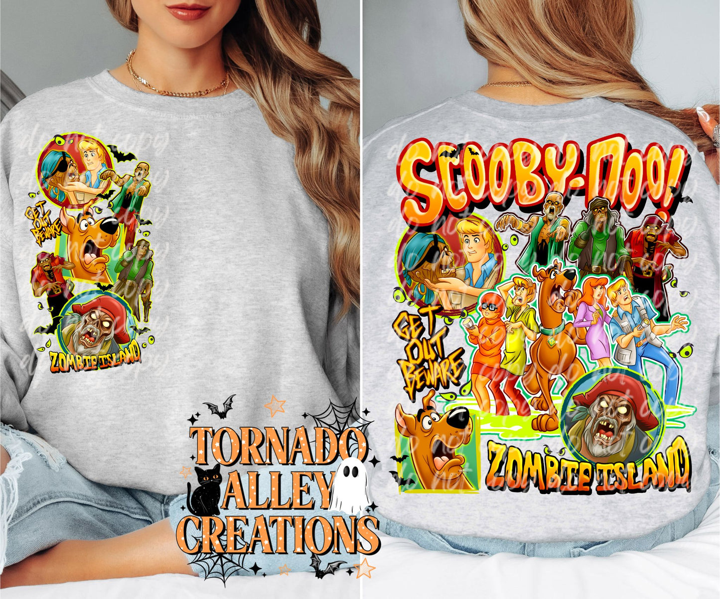 Zombie Island Crewneck