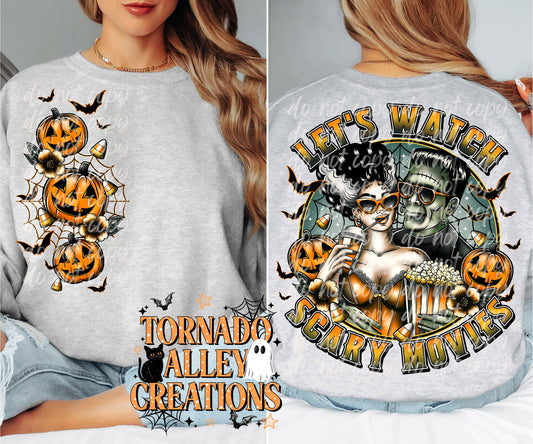 Frank Watch Scary Movies Crewneck