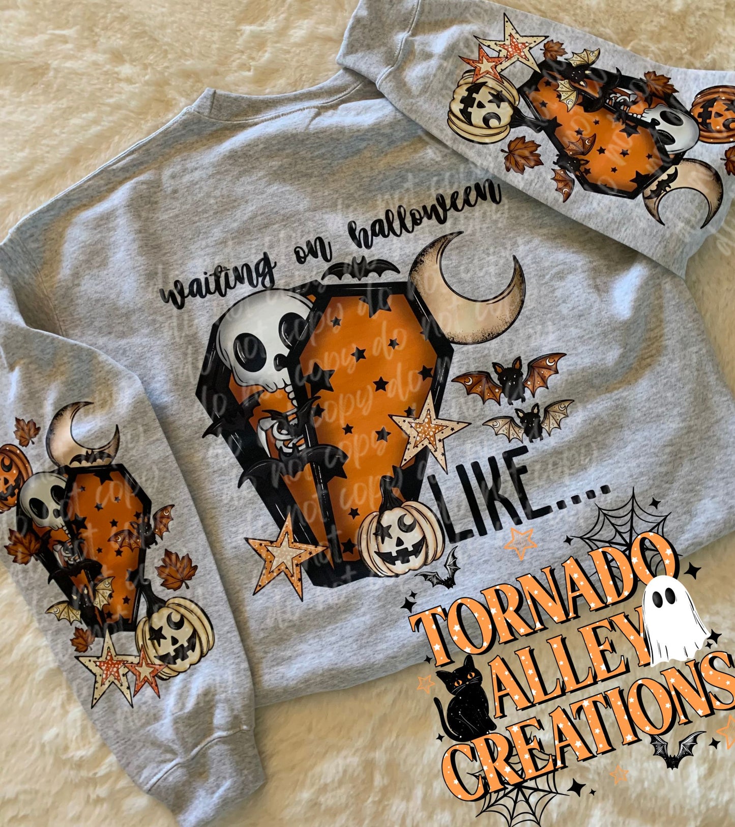 Waiting On Halloween Like Crewneck