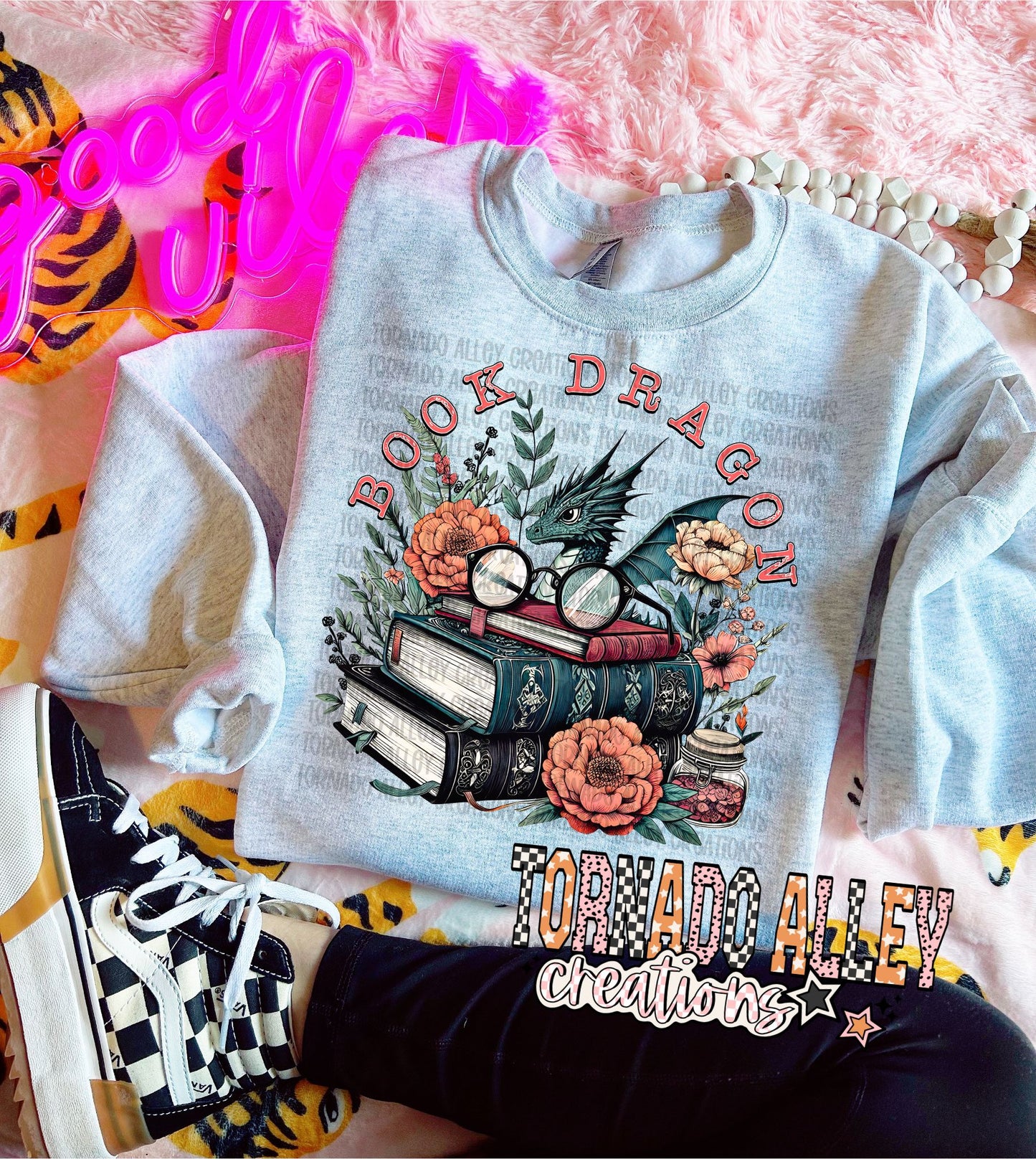 Book Dragon Crewneck