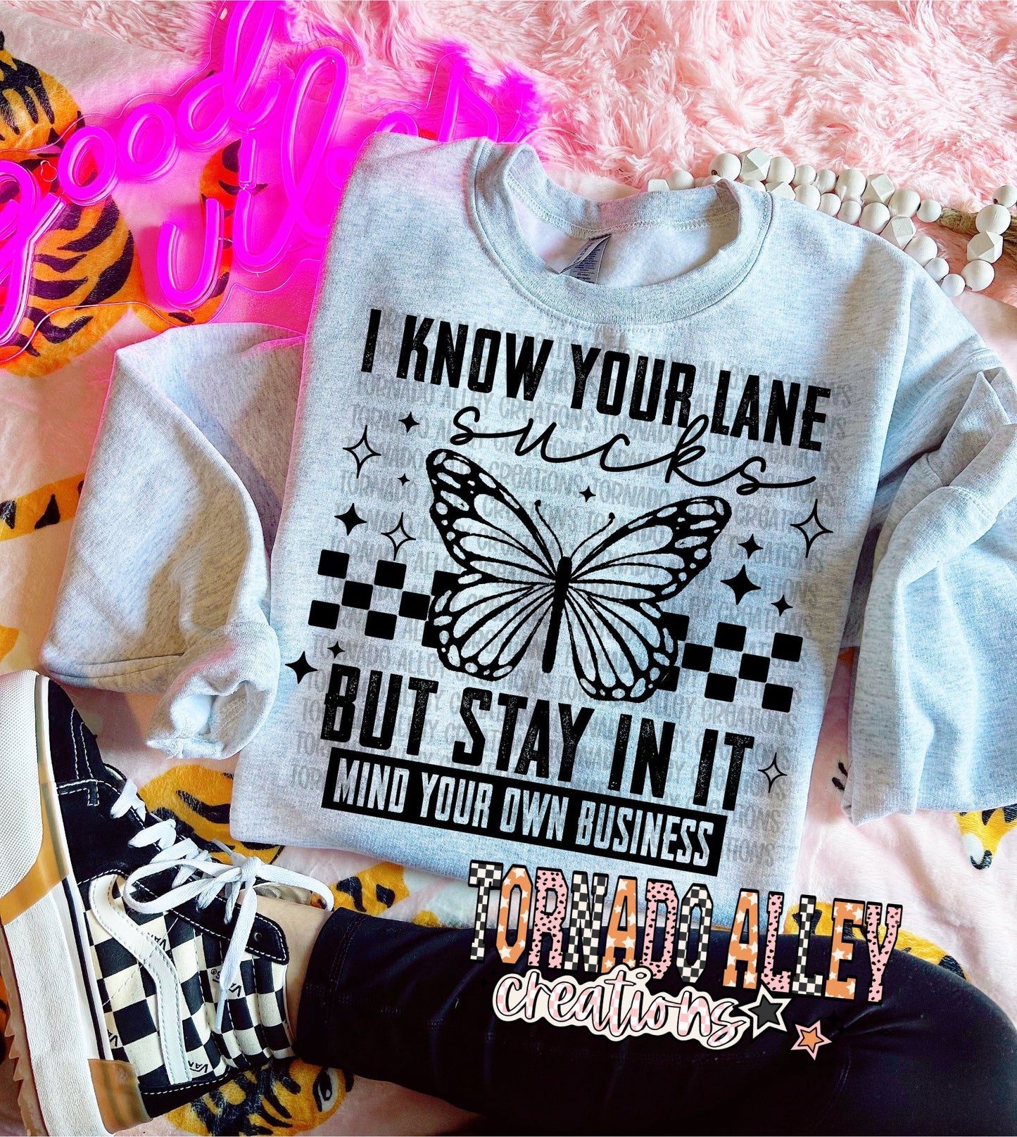 I Know Your Lane Sucks Crewneck