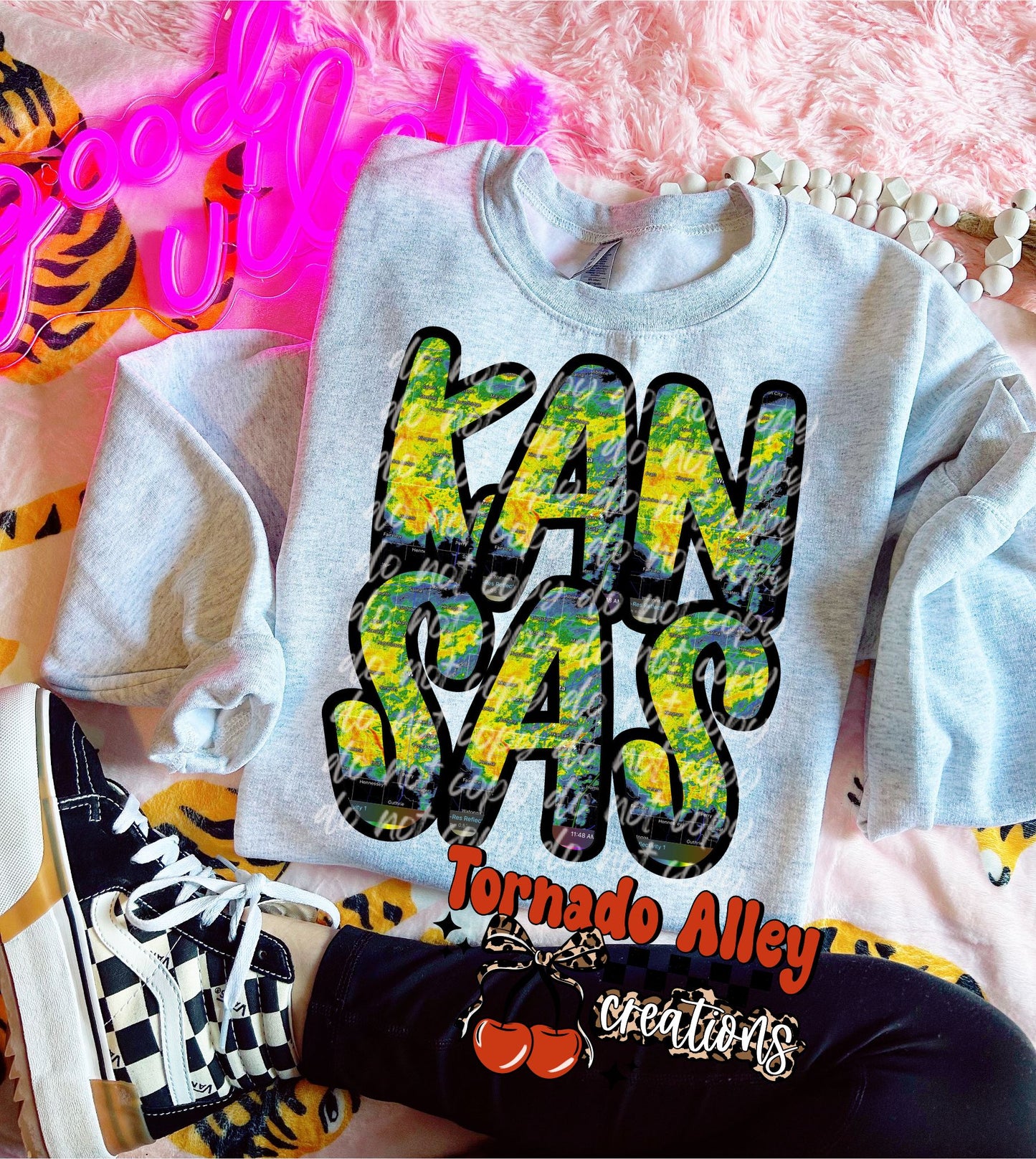 Kansas Weather Radar Crewneck