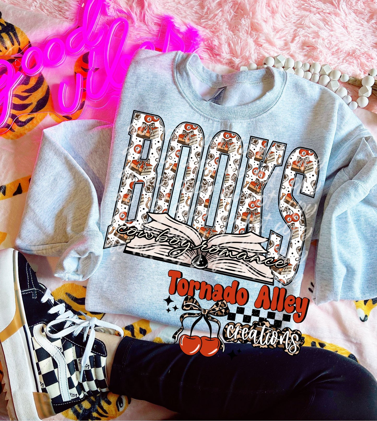 Cowboy Romance Books Crewneck