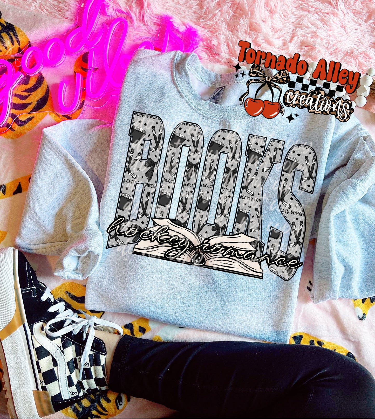 Hockey Romance Books Crewneck