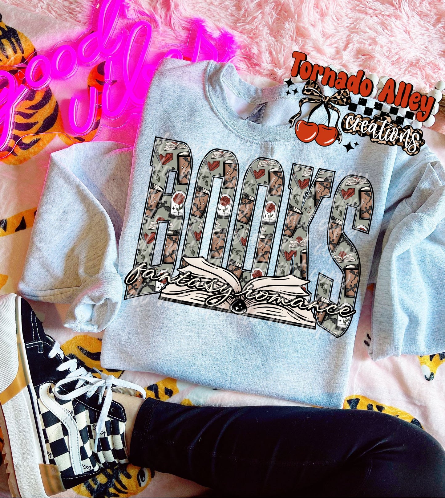 Fantasy Romance Books Crewneck