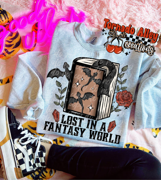 Lost in a Fantasy World Crewneck