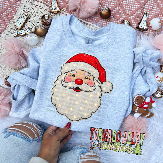 Santa Faux Texture Crewneck