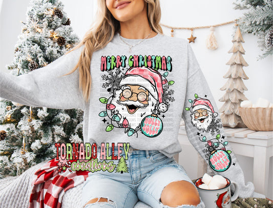 Holly Jolly Santa Crewneck
