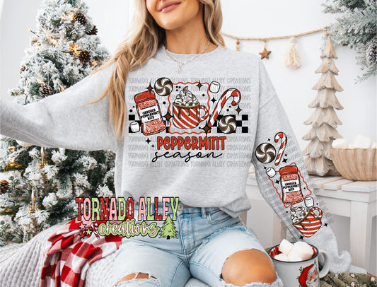 Peppermint Season Crewneck