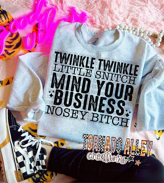 Mind Your Business Crewneck