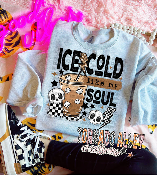 Ice Cold Like My Soul Crewneck