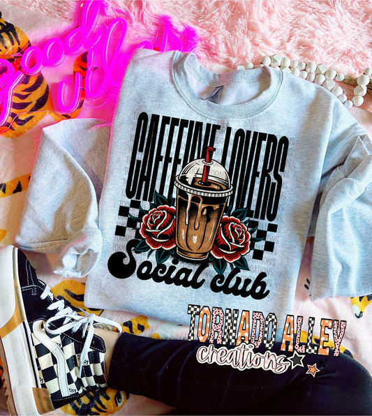 Caffeine Lovers Crewneck