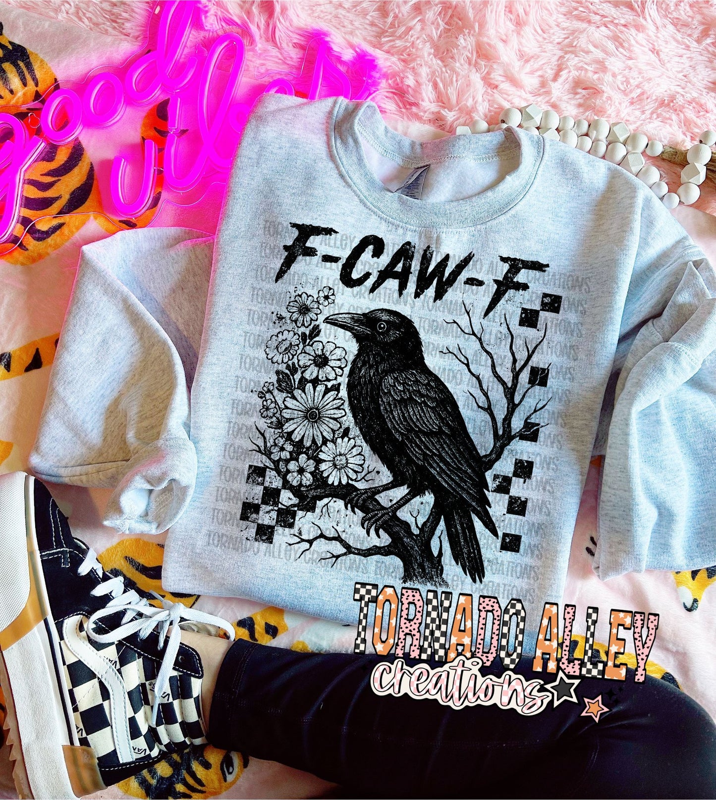 F Caw F Crewneck
