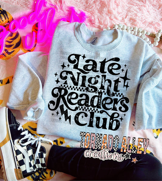 Late Night Readers Club Crewneck