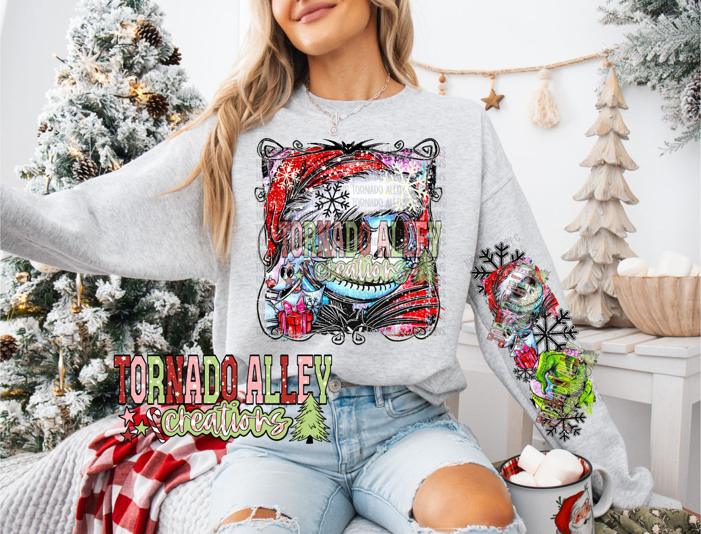 Skelly Christmas Crewneck