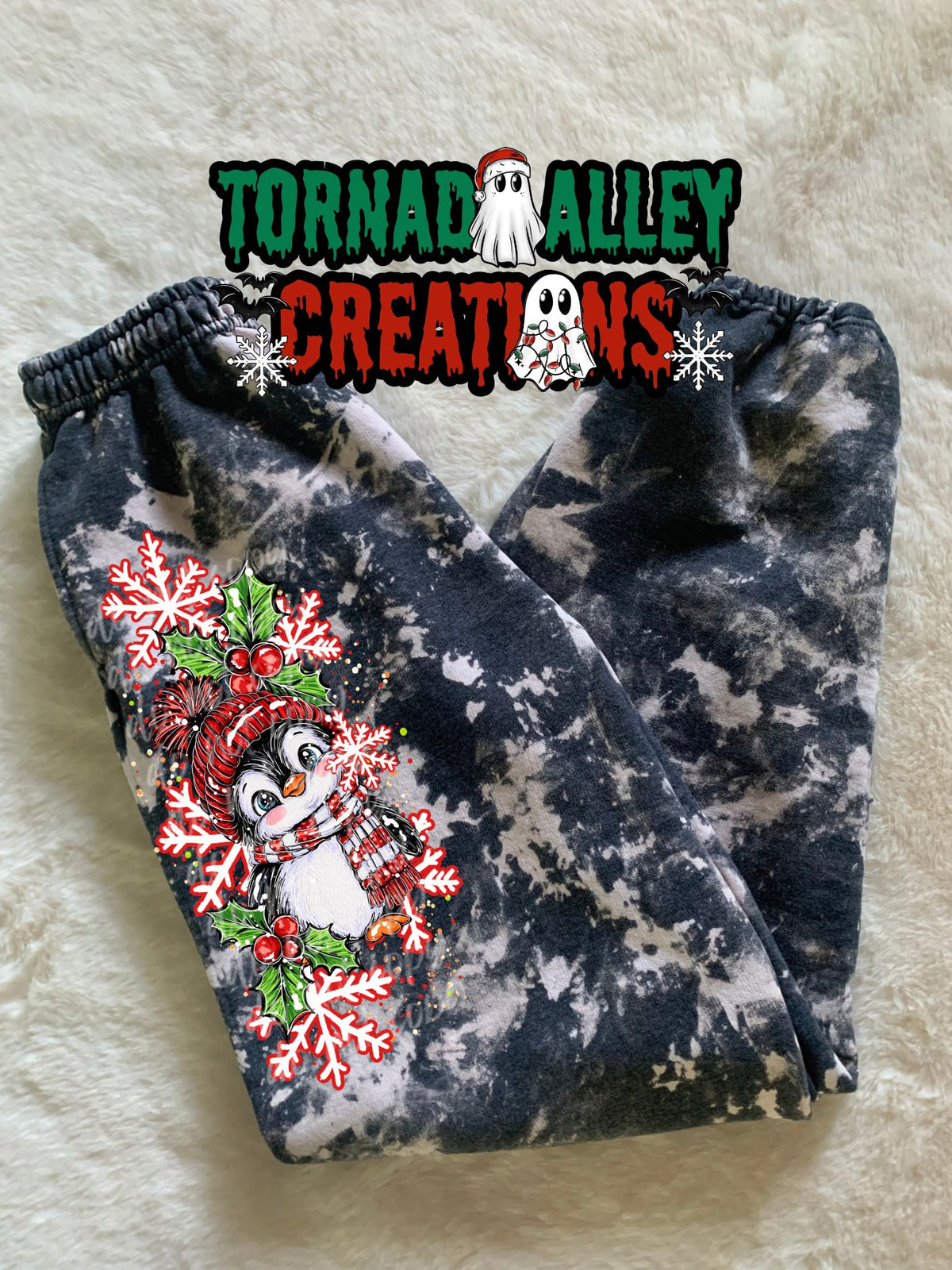 Snowflake Penguin Sweatpants
