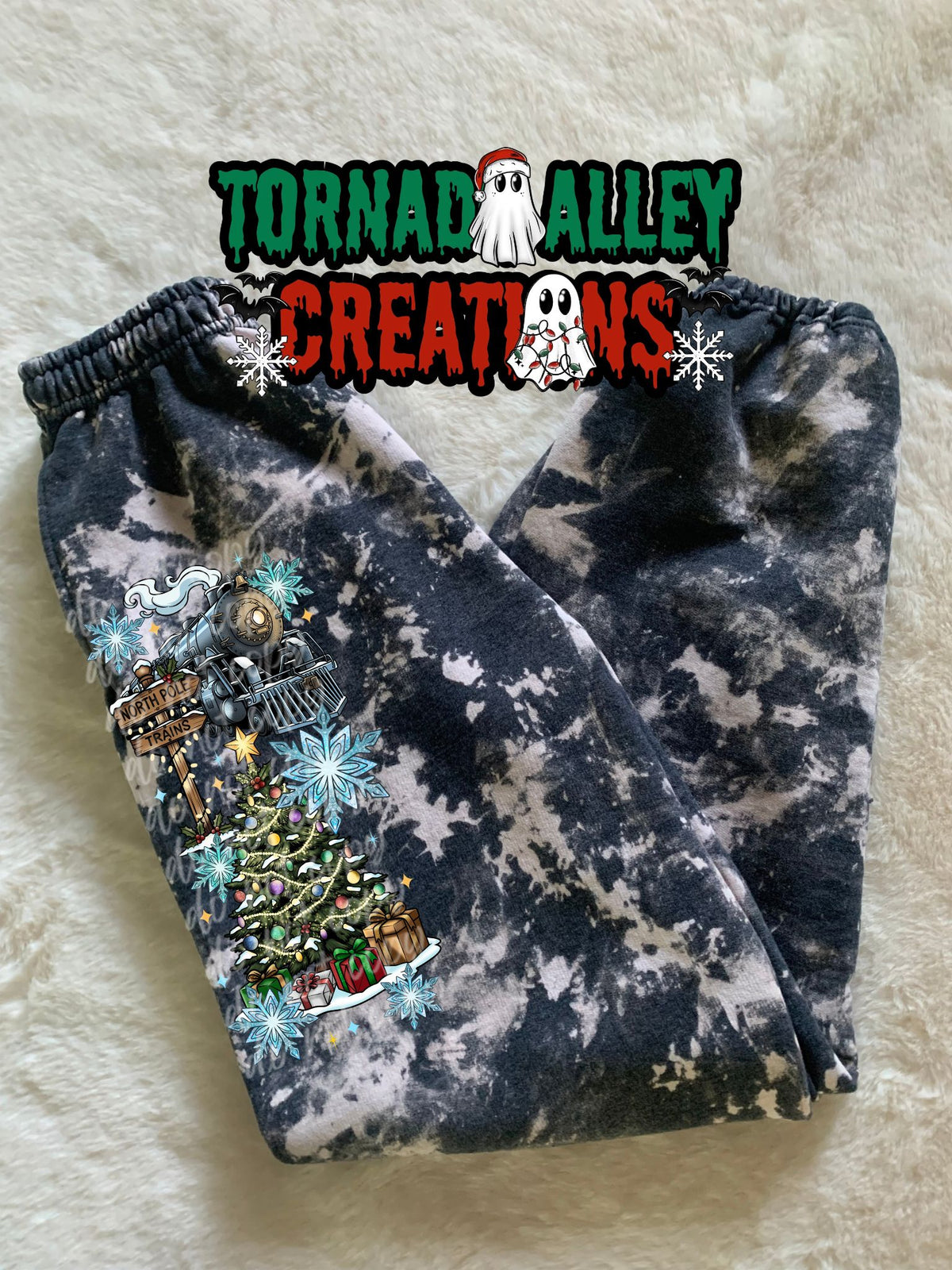 Train Christmas Sweatpants