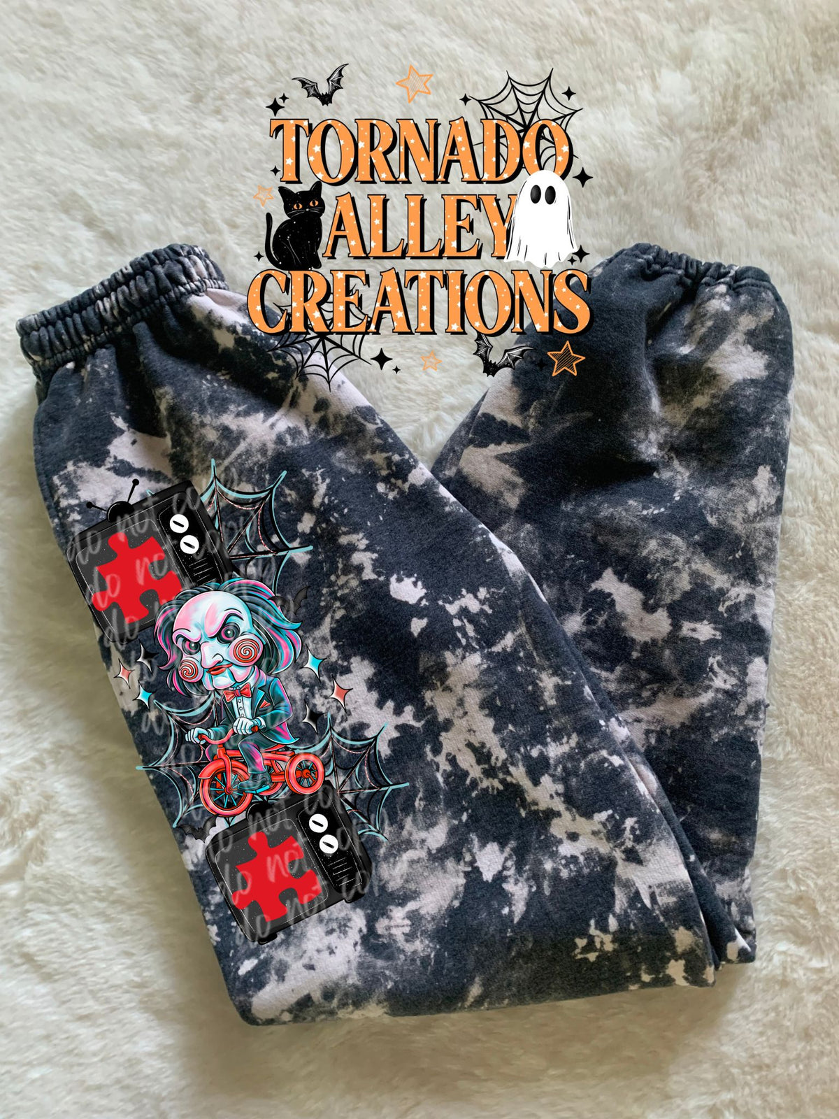 Spooky Puzzle Sketch Sweatpants