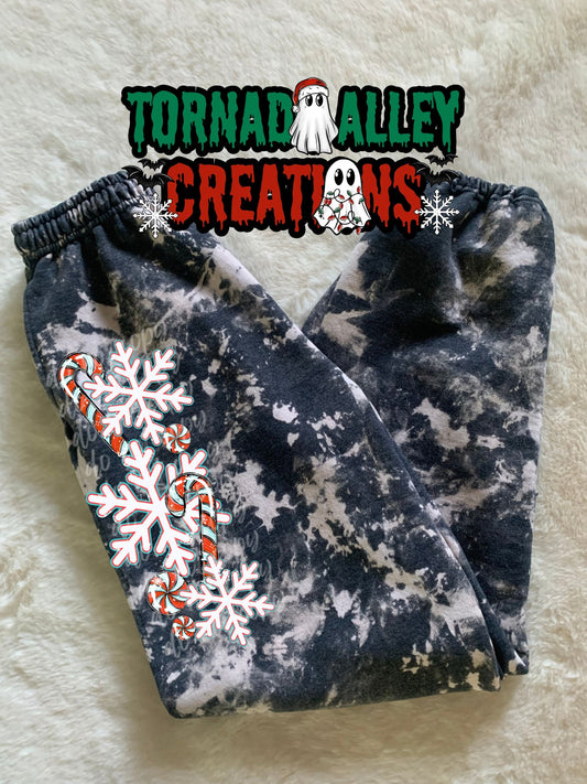 Mystery Snowflake Christmas Sweatpants
